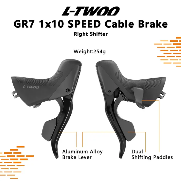 Groupe de transmission LTWOO GR7 1x10 vitesses pour route