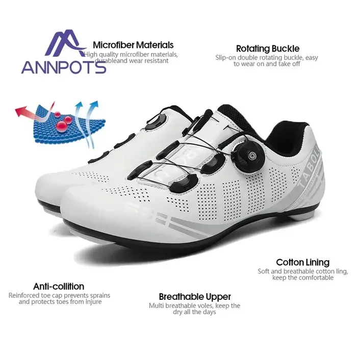 Chaussures de cyclisme professionnelles pour hommes et femmes