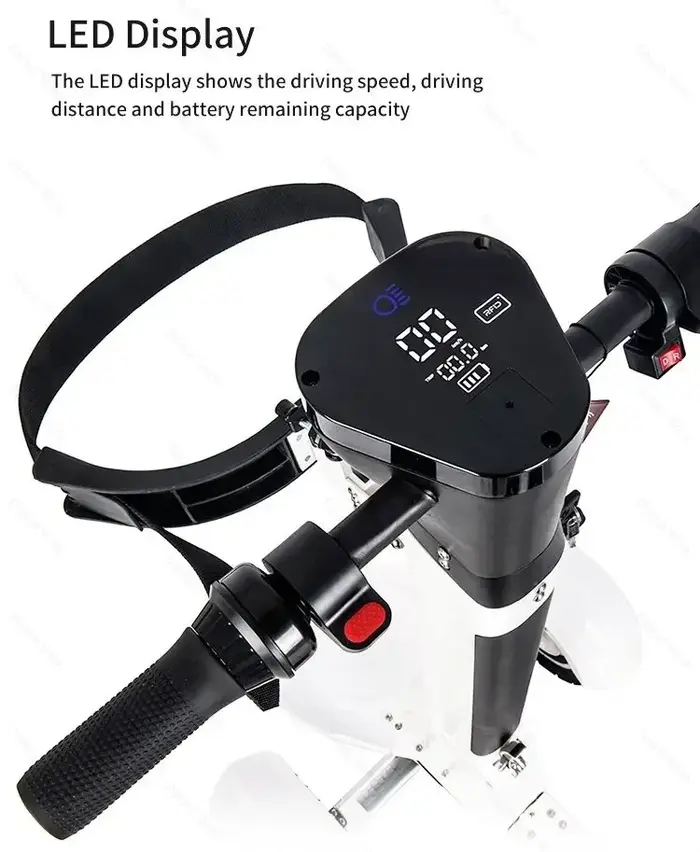 2000W 48V puissant Scooter électrique pour adultes 10 pouces voiture de Golf pliable avec siège 4 roues