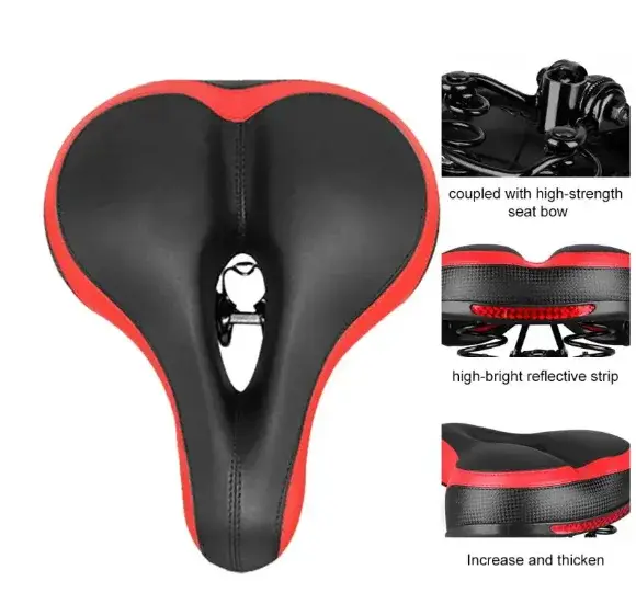 Selle de vélo en gel 3D