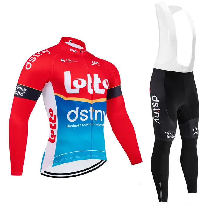 Hiver 2025 Orange maillot de cyclisme équipe ORBEA ORCA vélo veste pantalon hommes thermique polaire Ropa Ciclismo vtt
