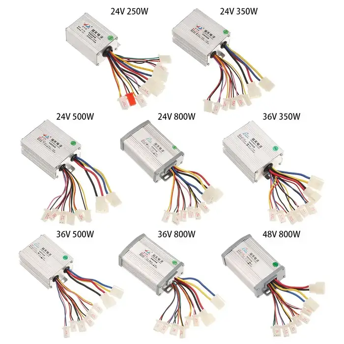 Accessoires de contrôle de moteur de vélo électrique 24V/36V/48V