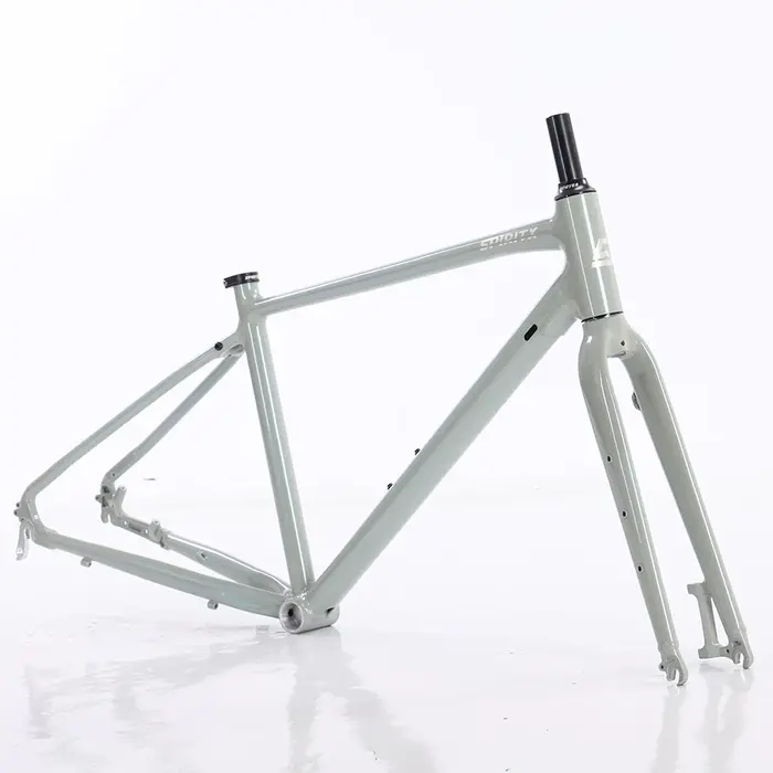 Cadre de vélo de gravier B.B 44x68mm O.L.D Avant 100mm/Arrière 135mm Frein à disque en alliage d'alu