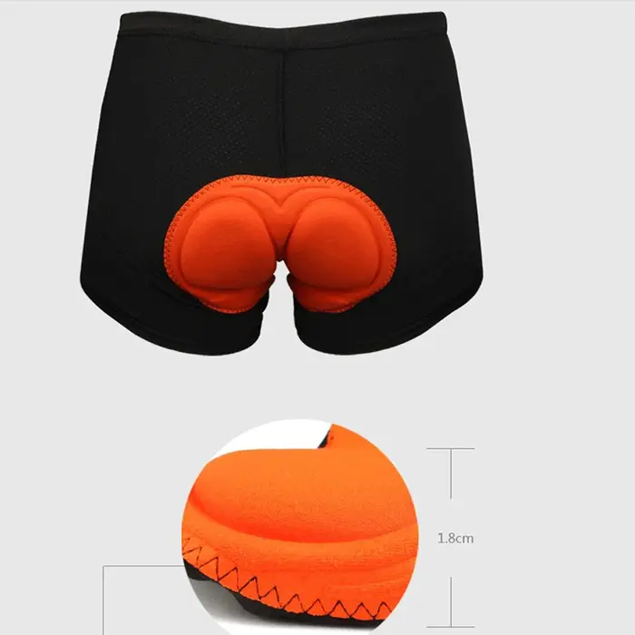 Sous-vêtements de cyclisme rembourrés 3D pour hommes et femmes