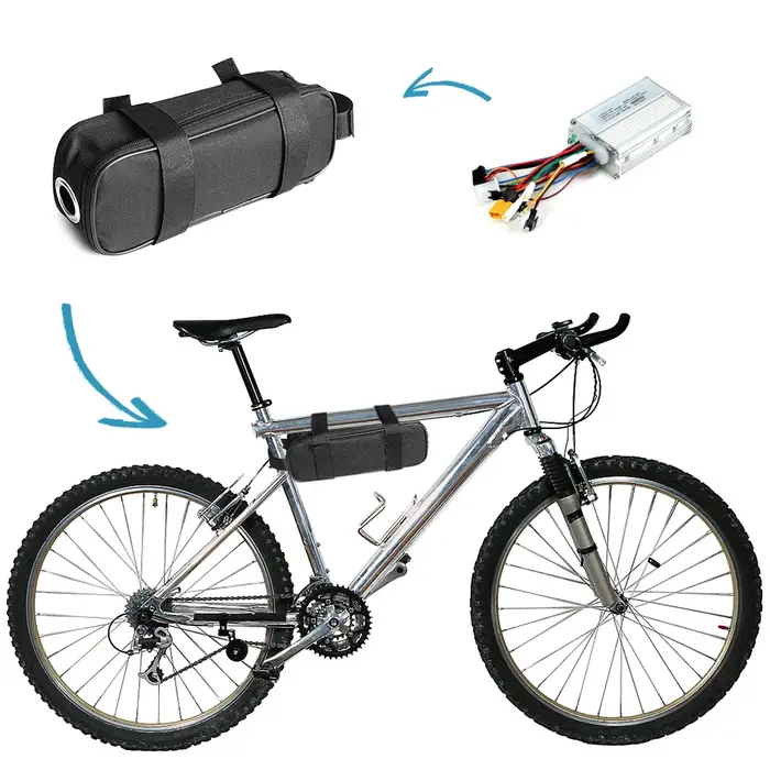 Sac de rangement de grande capacité pour vélo électrique