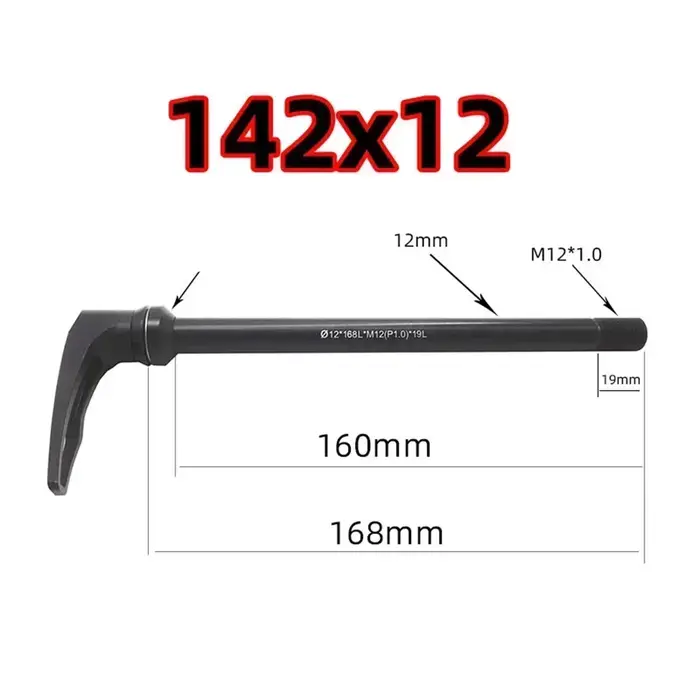 Axe traversant de vélo de route vtt 12x142 12x148mm