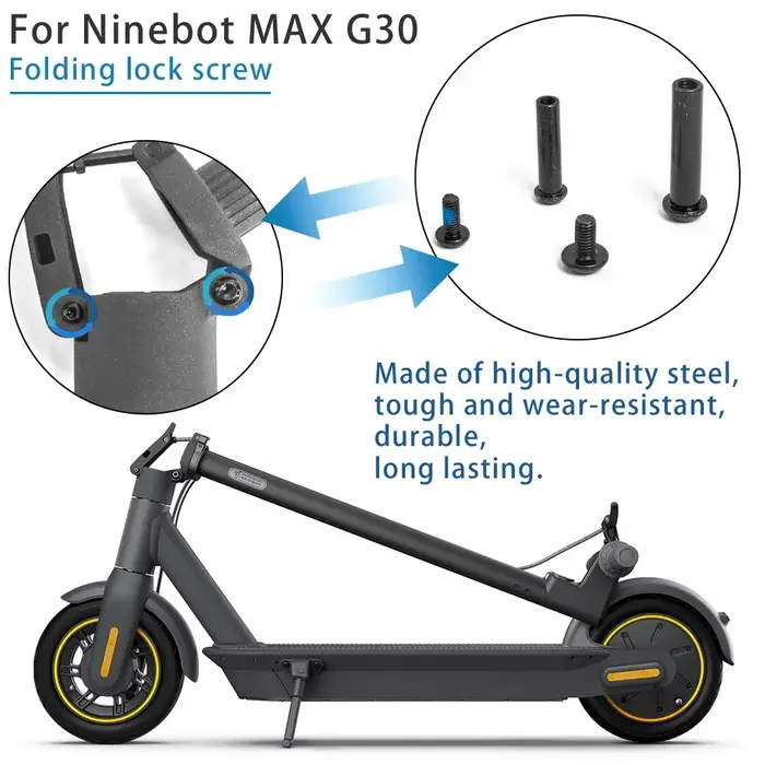 Vis de fixation de base pliable pour trottinette électrique Ninebot MAX G30 G30D