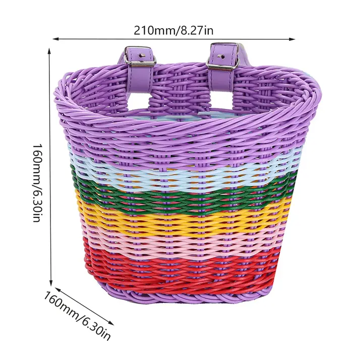 Panier ou sac à dos de rangement pour vélo avec couvercle