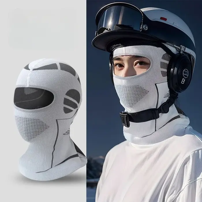Cagoule d'hiver masque casquettes de cyclisme pour hommes femmes Ski masque facial chaud cache-cou chapeau thermique vélo moto casque doublure casquette