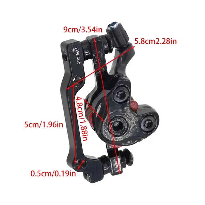 Frein à disque de scooter avec étriers mécaniques performants