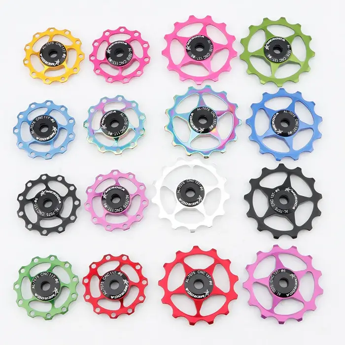 MEROCA 2 pièces vtt vélo de route dérailleur arrière poulie ensemble