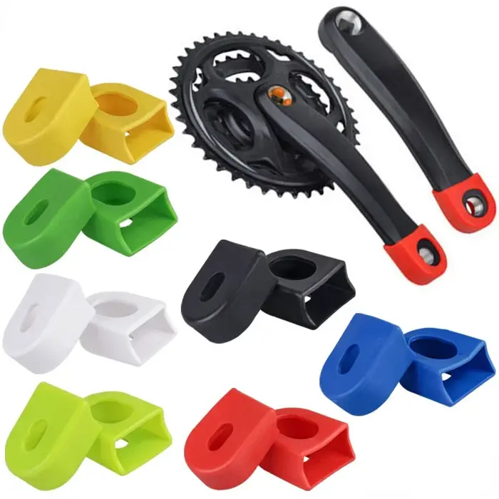 Couvercle de protection de manivelle de vélo en Silicone