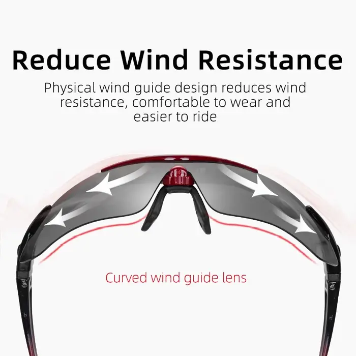 Lunettes de soleil photochromiques polarisées ROCKBROS pour le cyclisme