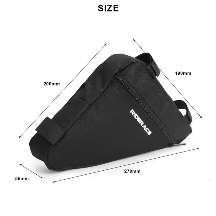 Sac de cadre de Tube avant de vélo, étanche, résistant à l'usure, sac de rangement d'équitation, poc