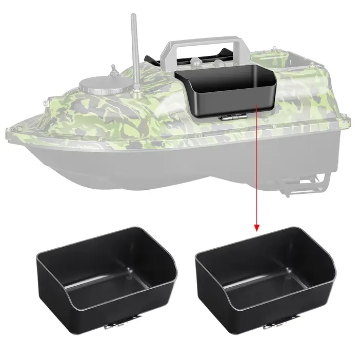 Propulseur de rechange à 3 lames pour bateau amorceur en plastique solide avec protections anti-herbes pour pêche sportive et navigation fluide