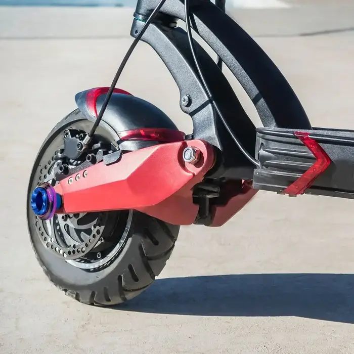 Protections anti-chute et amortisseurs de chocs en alliage d'aluminium pour scooter électrique moto et vélo urbain noir jaune