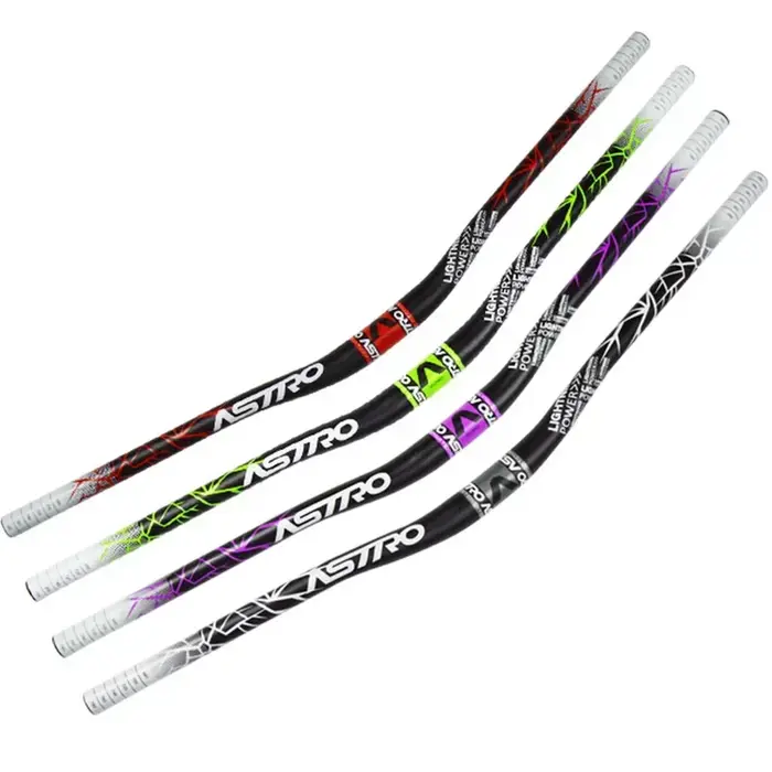Guidon de vélo en alliage d'aluminium, guidon de vtt pour route, VTT, 31.8mm x 780/800mm, volant pou