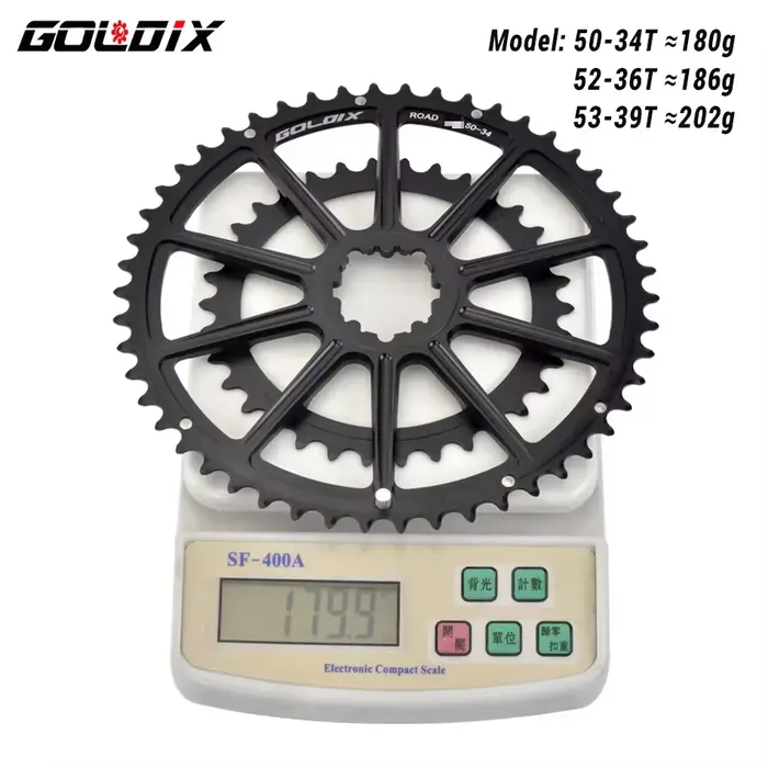 GOLDIX – Double plateau à 22/20 vitesses, 50-34T 52-36T 53-39T, roue à montage Direct pour manivelle