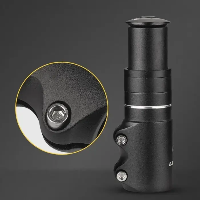 Extension de rehausseur de tige de vélo en alliage d'aluminium, extension de tige de vélo réglable, rehausseur de guidon de vélo, fourche avant, accessoire de vélo