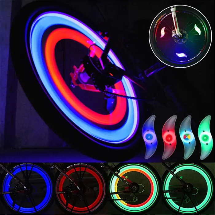 Feu de rayons de roue de vélo