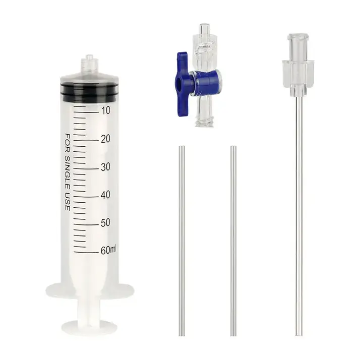 Outil d'injection de liquide pour pneus tubeless de vélo, seringue de 60 ml, outil de retrait du noy
