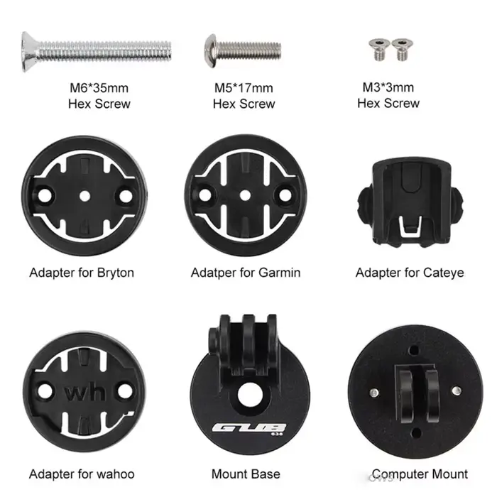 Support d'ordinateur de vélo pour Garmin Bryton Wahoo Elemnt