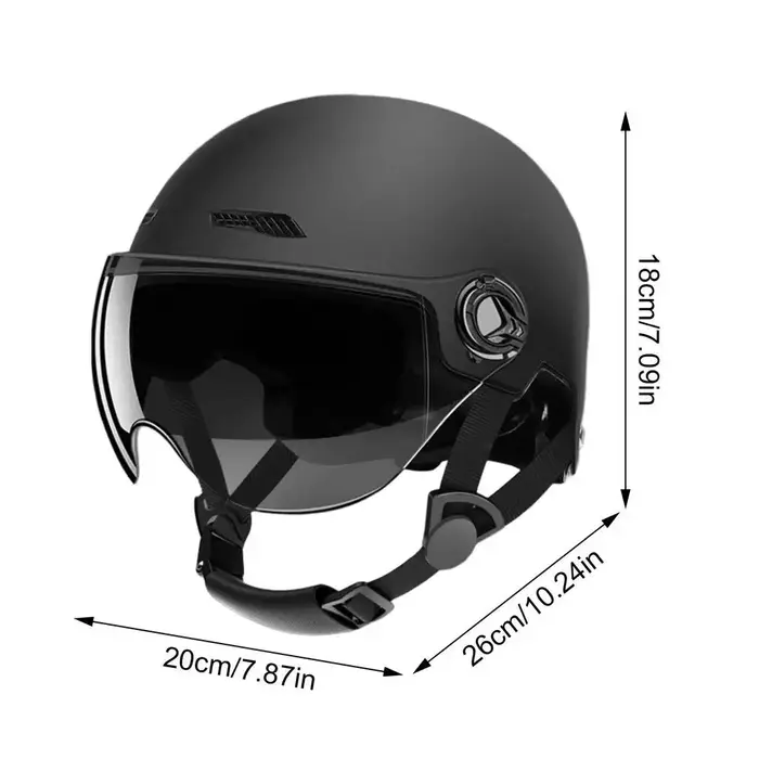 Casque de moto Style Jet casques de vélo pour hommes femmes adulte
