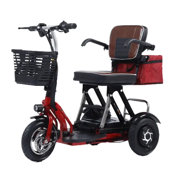 Vélo électrique à double moteur en titane pour mobilité réduite