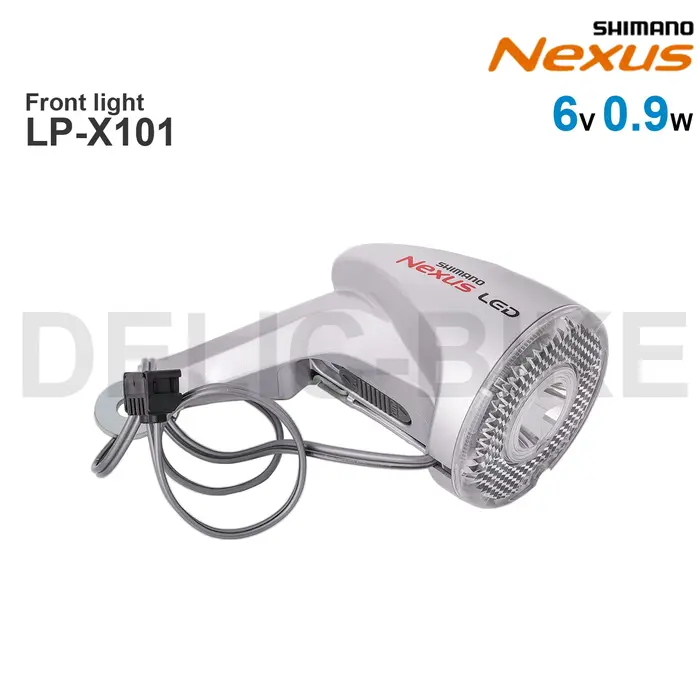 SHIMANO NEXUS-Hub Dynamo 6V 0.9W DH-C2100-N 36H feu avant LP-X101 6V 0.9W pièces d'origine