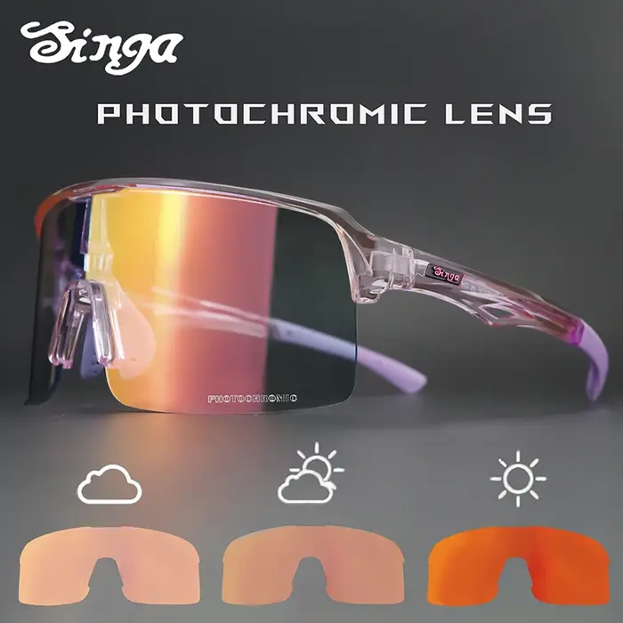 Lunettes de soleil photochromiques pour le cyclisme