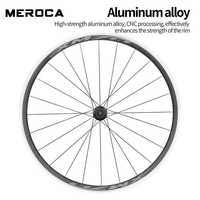 Paire de roues de vélo en alliage d'aluminium ultra-léger