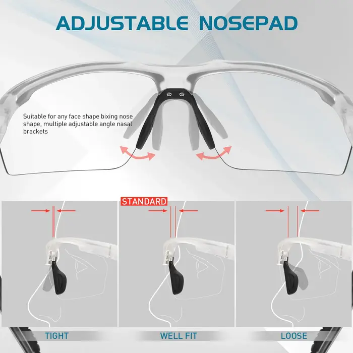 SCVCN lunettes de cyclisme photochromiques hommes vtt lunettes de soleil de cyclisme lunettes de vél
