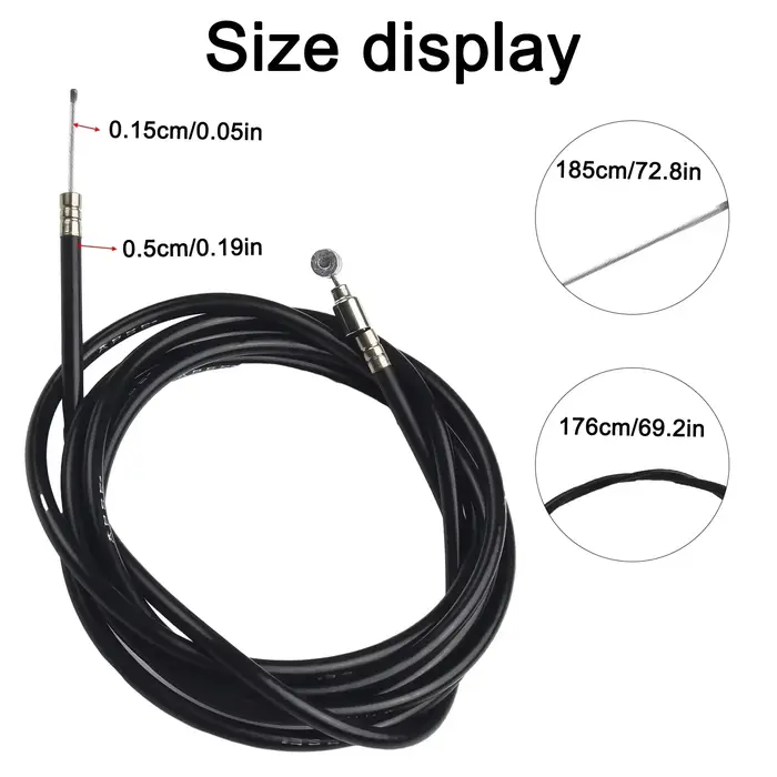 Câble de frein haute qualité en acier et PC pour scooter électrique Xiaomi M365 Pro2 remplacement robuste pour sports de plein air