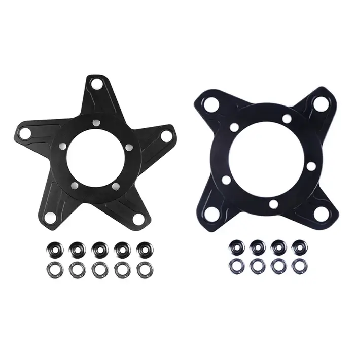 Bafang Ebike électrique BBS01 BBS02 vélo moteur araignée chaîne anneau adaptateur 104BCD 130BCD pour vtt