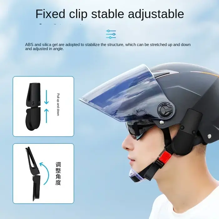 Pince de fixation pour casque de vélo électrique