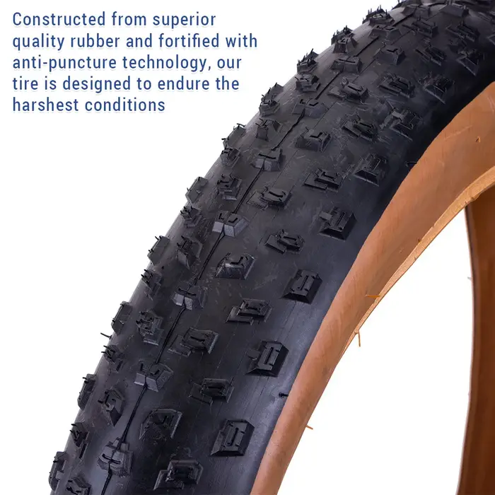 Fat Bike-Chambre à air en caoutchouc pliable pour vélo