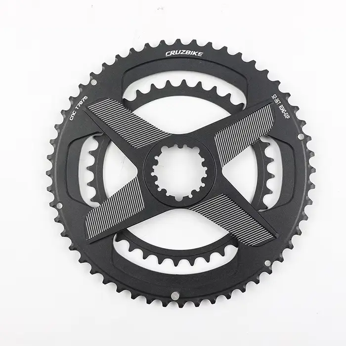 CRMERCEDES-Couronne de vélo à double disque JOWheel, plateau de vélo de route, pédalier à 8 vitesses