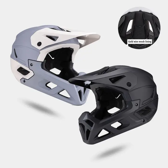 Horntour 2025 adulte VTT casque intégral moulé moto équitation sécurité vélo