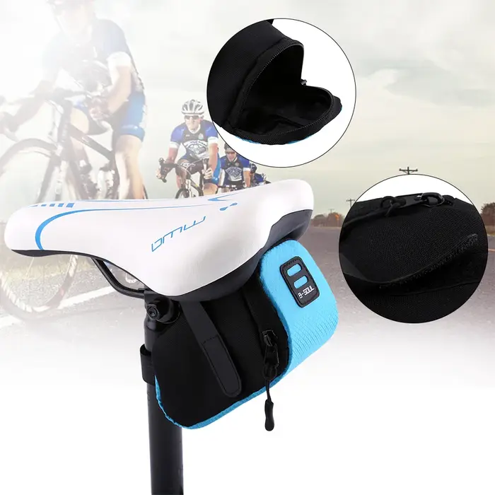 B Soul Super Light Bike Rear Saddle Cycling Seat Bag Tail Pouch Package Under
