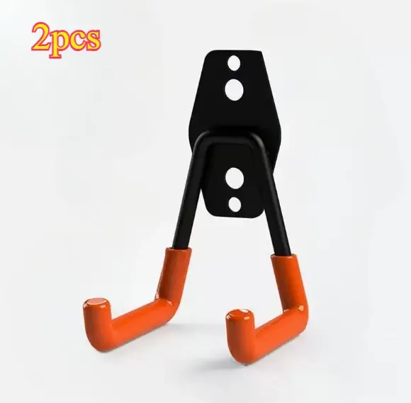 Crochets de garage en métal robustes à fixer au mur, 2/4 pièces, support de rangement pour vélos, éc