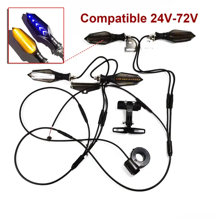Ensemble de clignotants de vélo électrique Ebike