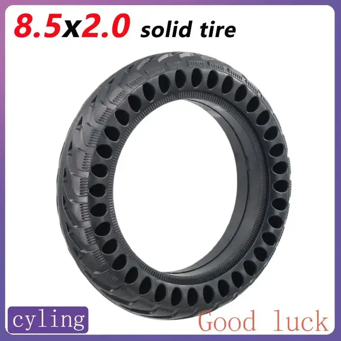 Pneus solides creux durables de 8