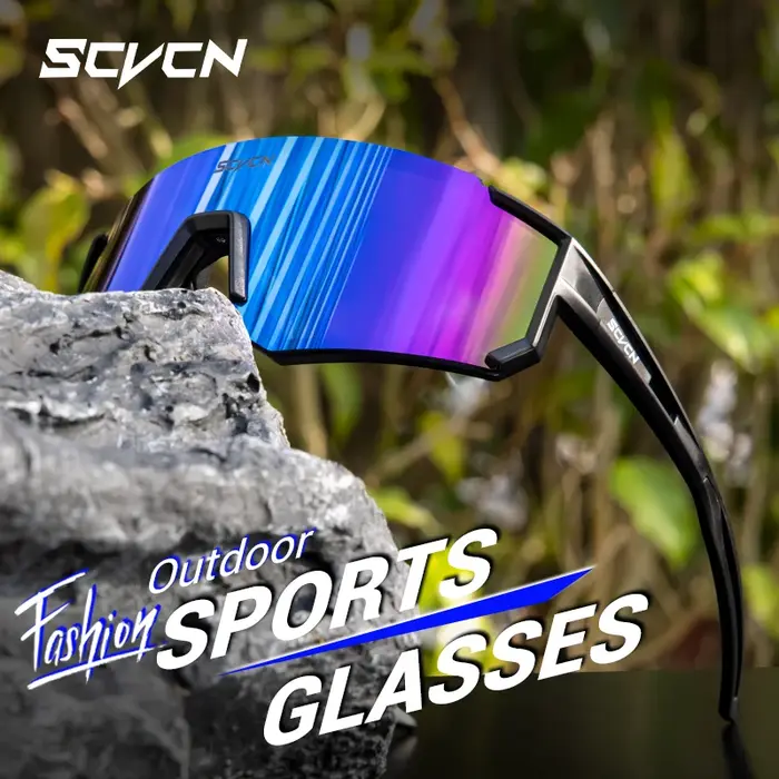 SCVCN nouveaux hommes vélo lunettes de soleil femmes en plein air cyclisme lunettes vtt conduite vél