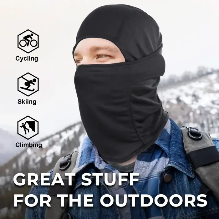 Cagoule masque de Ski couverture complète pour hommes et femmes