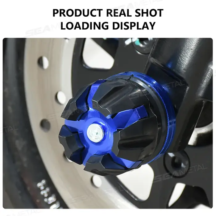 BLALION 2/4 pièces Protection universelle de Suspension avant cadre de tasse curseur protecteur de chute modifié pour pare-chocs Anti-chute de moto