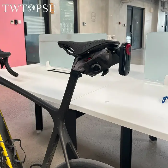TWTOPSE support de feu arrière de vélo pour coussin de selle spécialisé puissance ROMIN TOUPE trou de SWAT adapté au