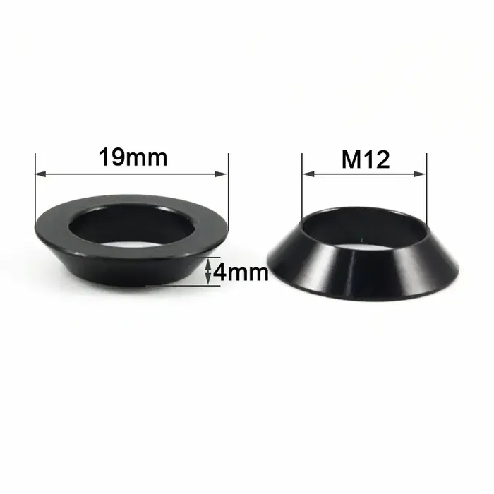 Rondelle d'essieu de vélo M12x4mm