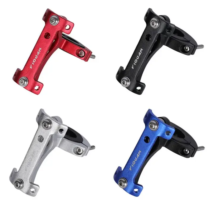 Support d'extension en alliage d'aluminium pour vélo, accessoires de cyclisme, support de fixation double pour porte-bidon