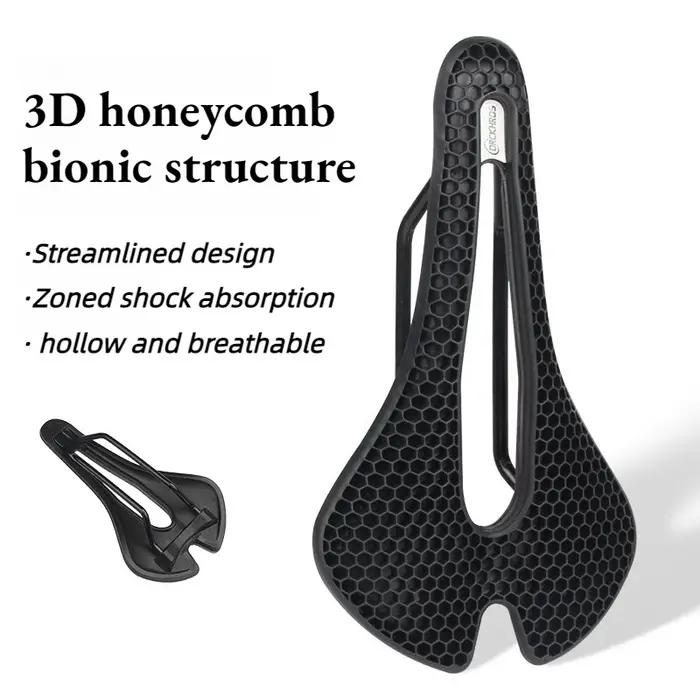 Selle de vélo en nid d'abeille imprimée en 3D