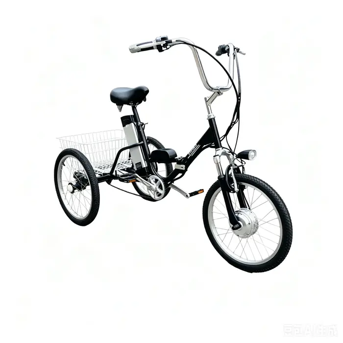 Vélo électrique pliable pour adultes de 20 pouces à 3 roues